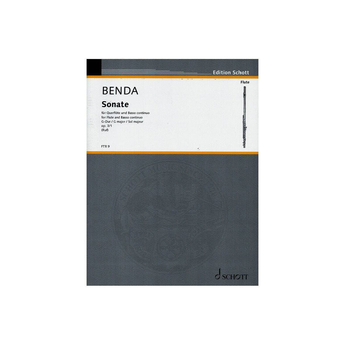 Sonate G-Dur op.3,1 für Flöte box