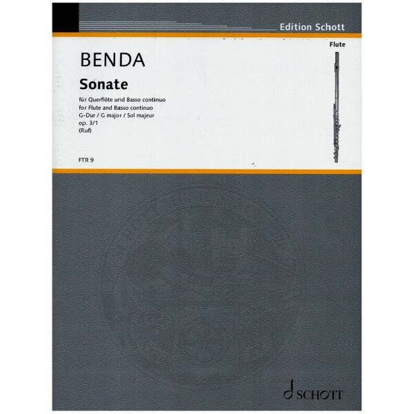 Sonate G-Dur op.3,1 für Flöte