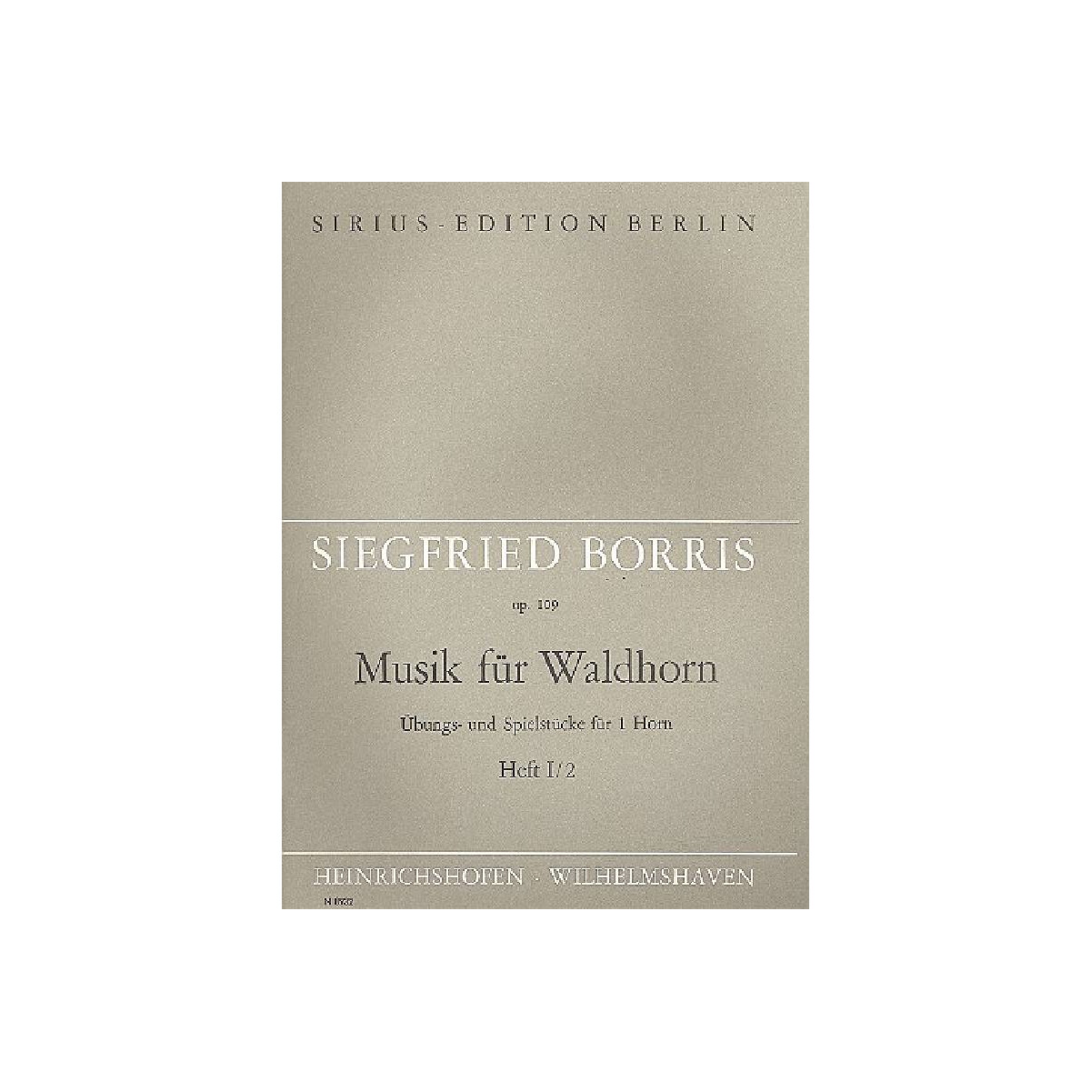 Musik für Waldhorn op.109 Band 1 Te box