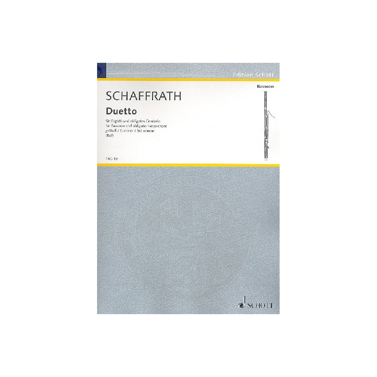 Duetto g-Moll für Fagott und box