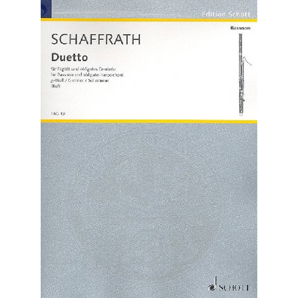 Duetto g-Moll für Fagott und