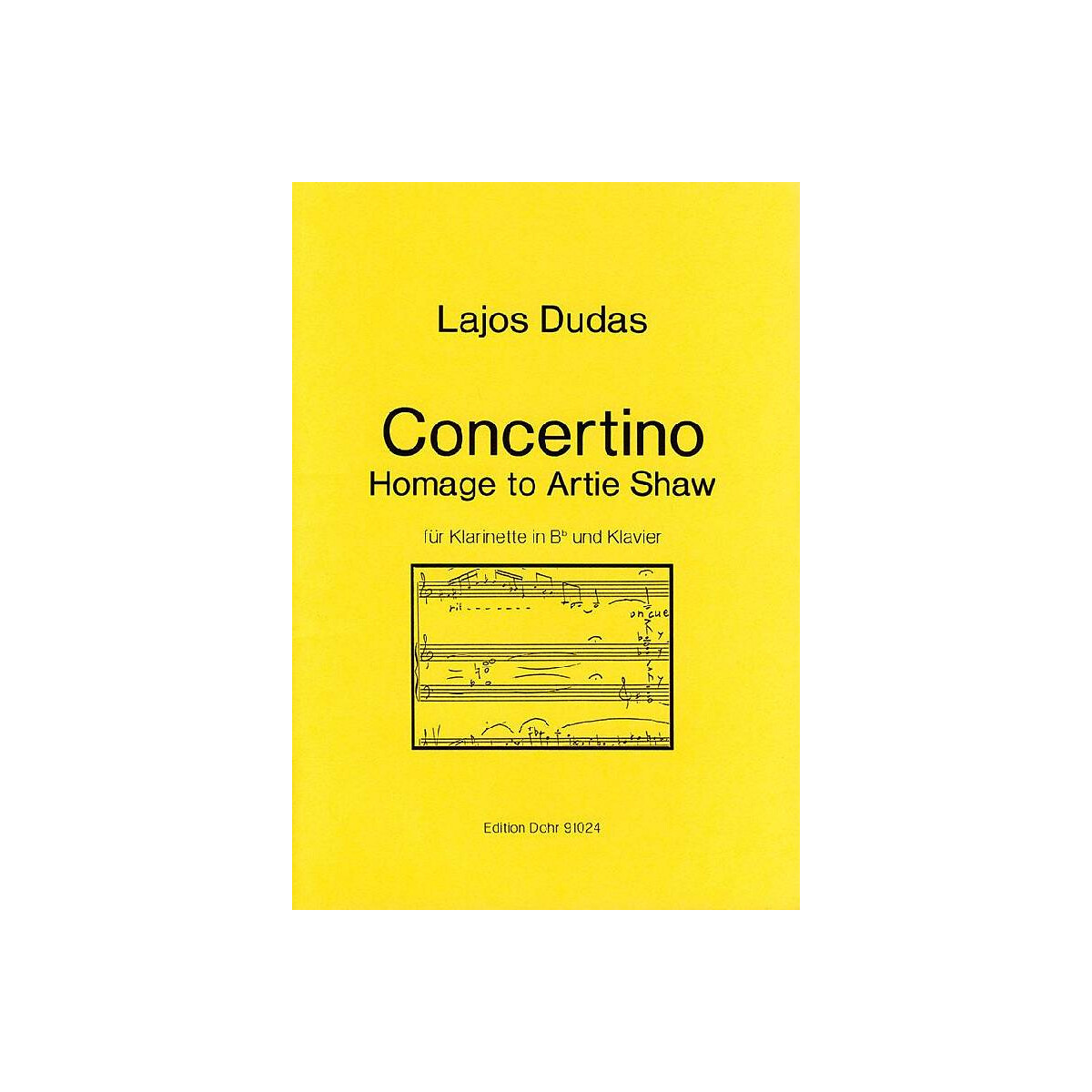 Concertino f&uuml;r Klarinette und Klavier