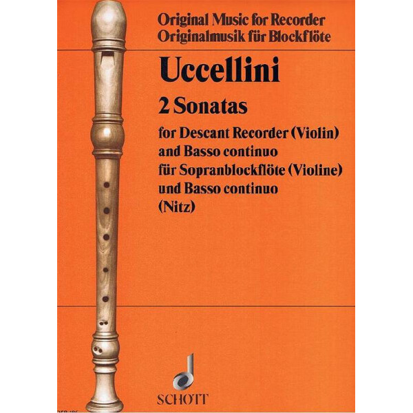 2 Sonatas for descant recorder