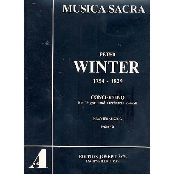 Concertino c-Moll für Fagott und Orchester