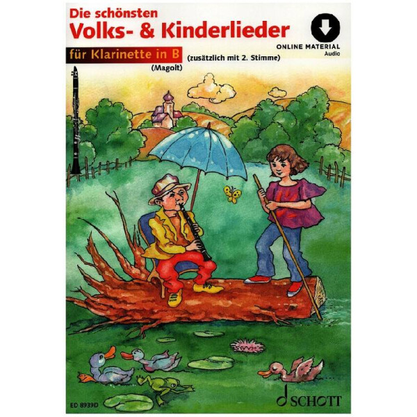 Die schönsten Volks- und Kinderlieder (+Online Audio)