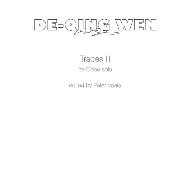 Traces III für Oboe solo