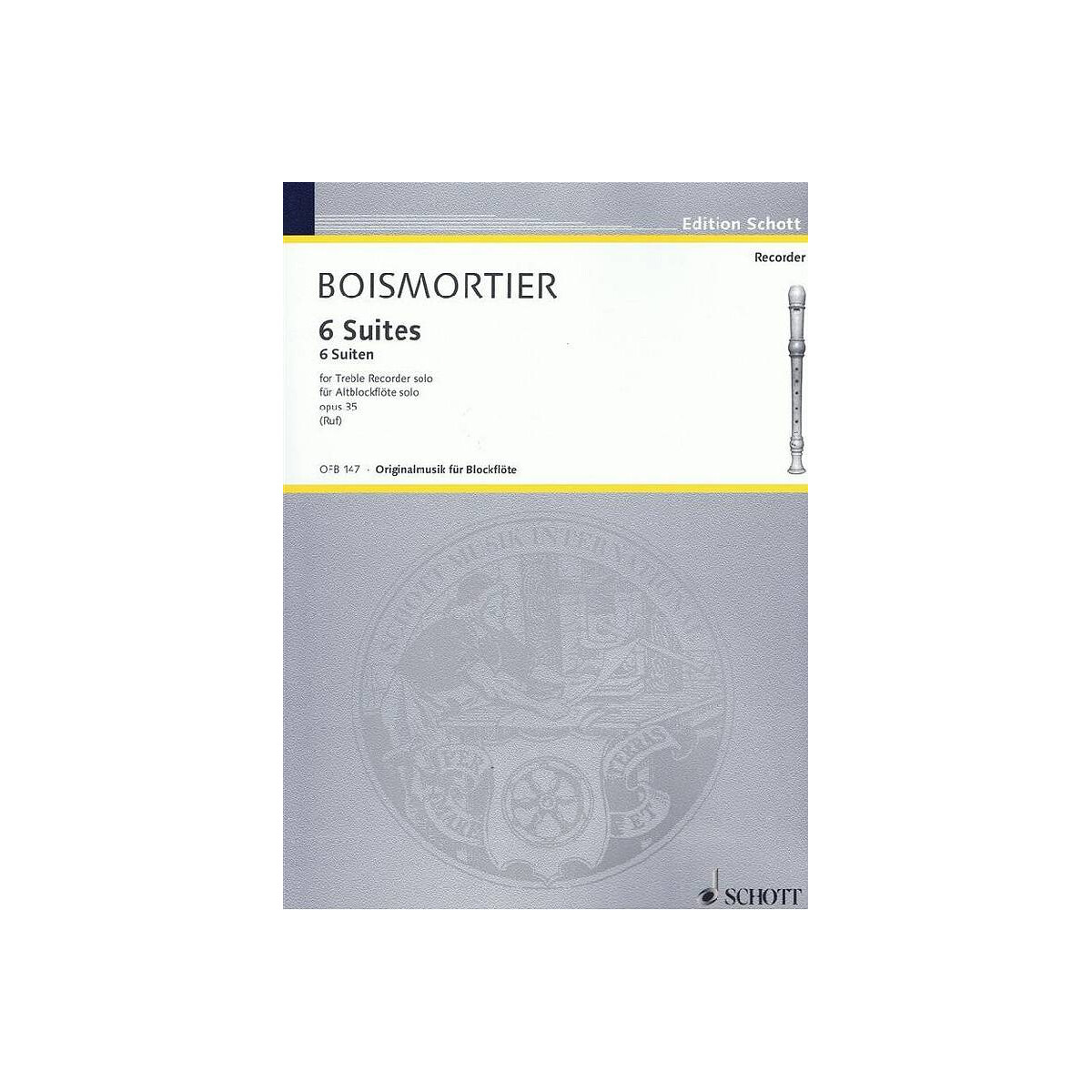 6 Suiten op.35 für Altblockflö box