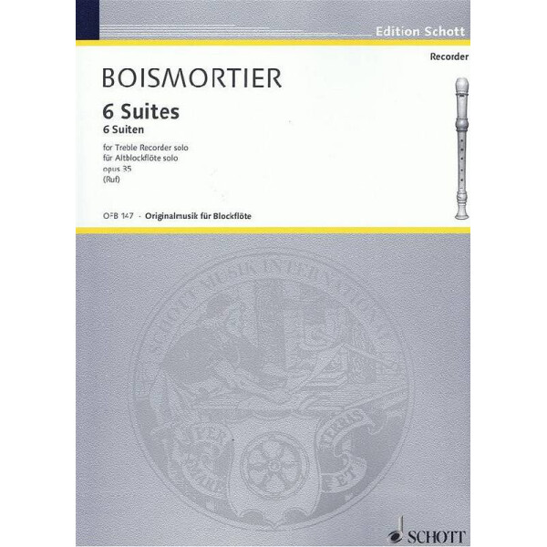 6 Suiten op.35 für Altblockflöte solo
