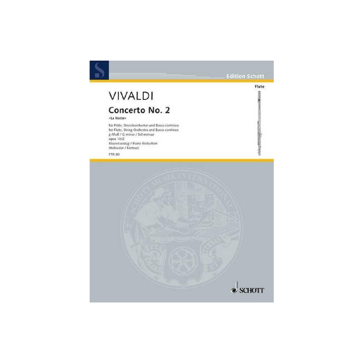 Concerto op.10,2 für Flöte und box