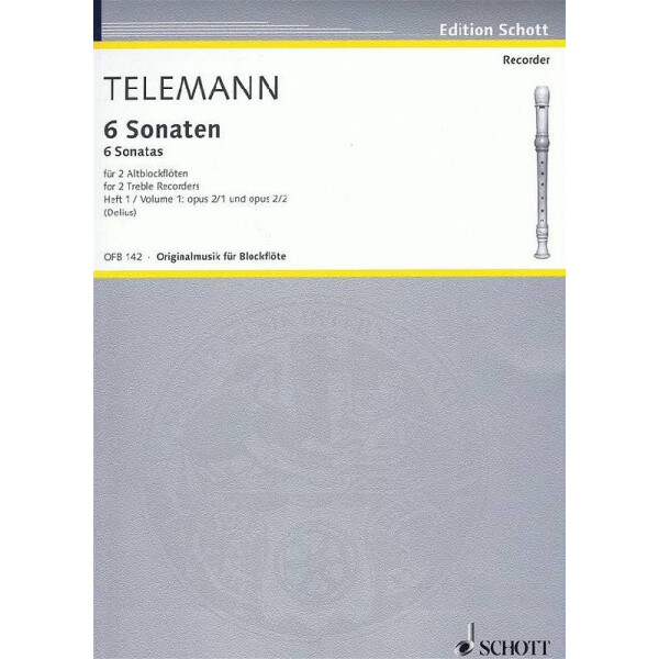 6 Sonaten op.2 Band 1 (Nr.1-2)