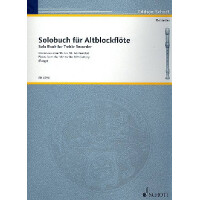 Solobuch Stücke aus dem 16.-18. Jahrhundert für Altblockfloete
