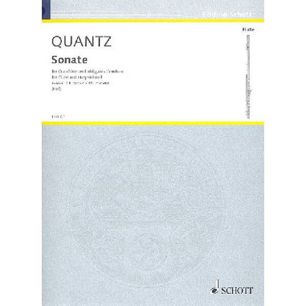 Sonate e-Moll für Flöte und