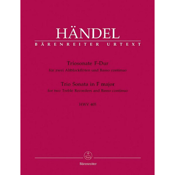 Triosonate F-Dur HWV405
