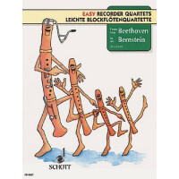 Leichte Blockflötenquartette Band 2