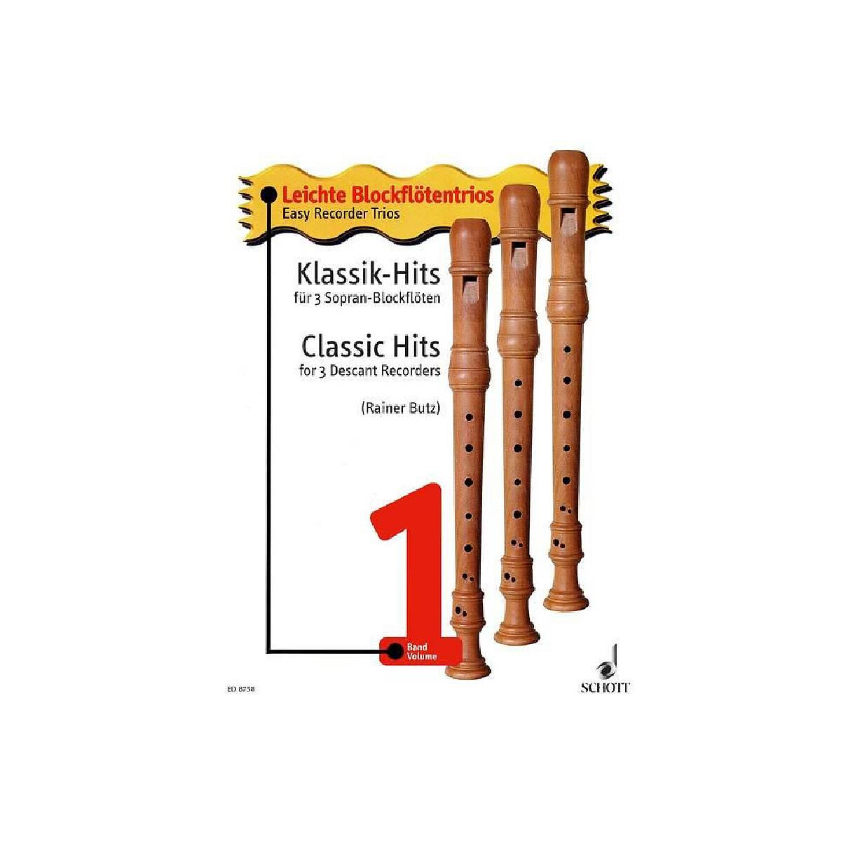 Leichte Blockflötentrios Band 1 box