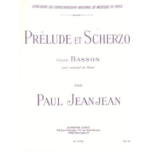 Prélude et Scherzo pour basson et piano