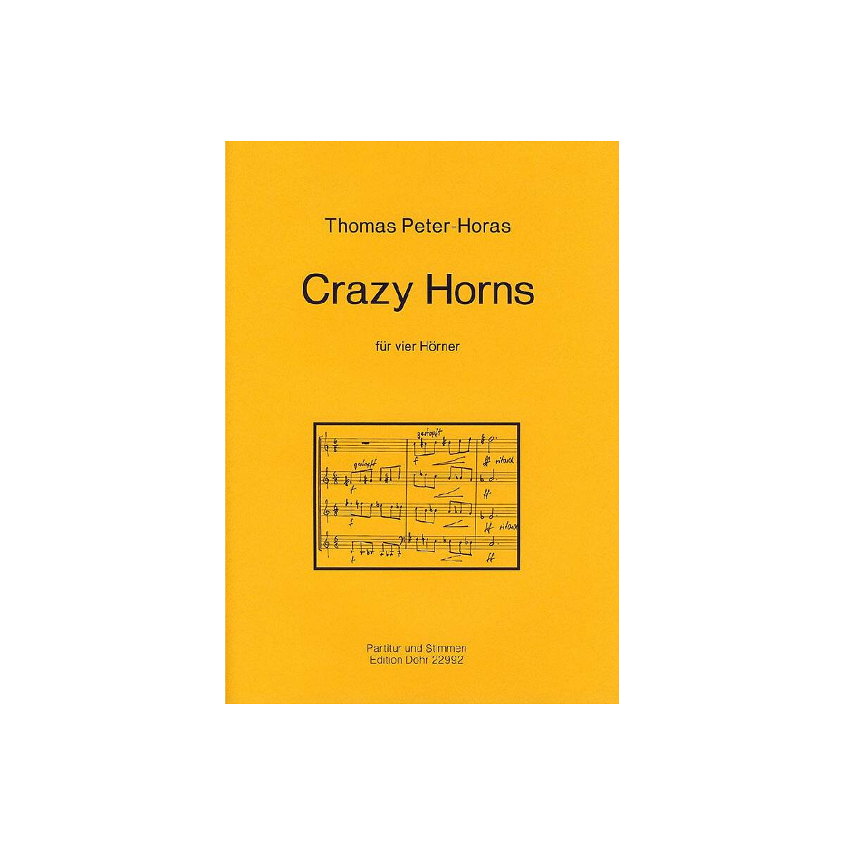 Crazy Horns für 4 Hörner box