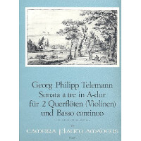 Sonata a tre A-Dur für 2 Flöten