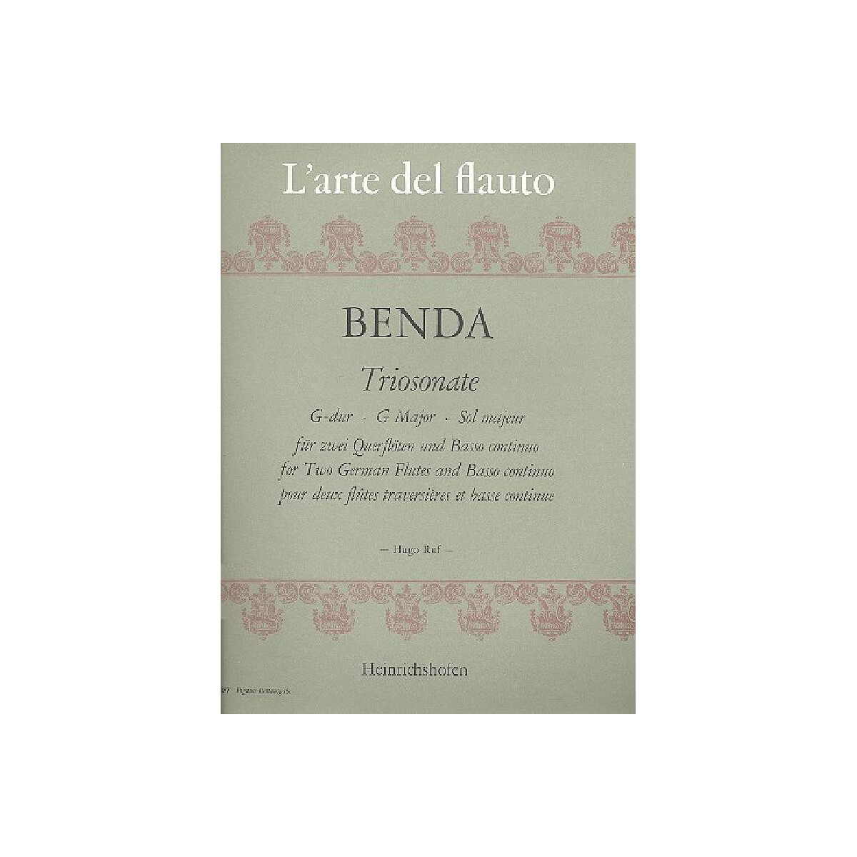 Triosonate G-Dur für 2 Flöten box