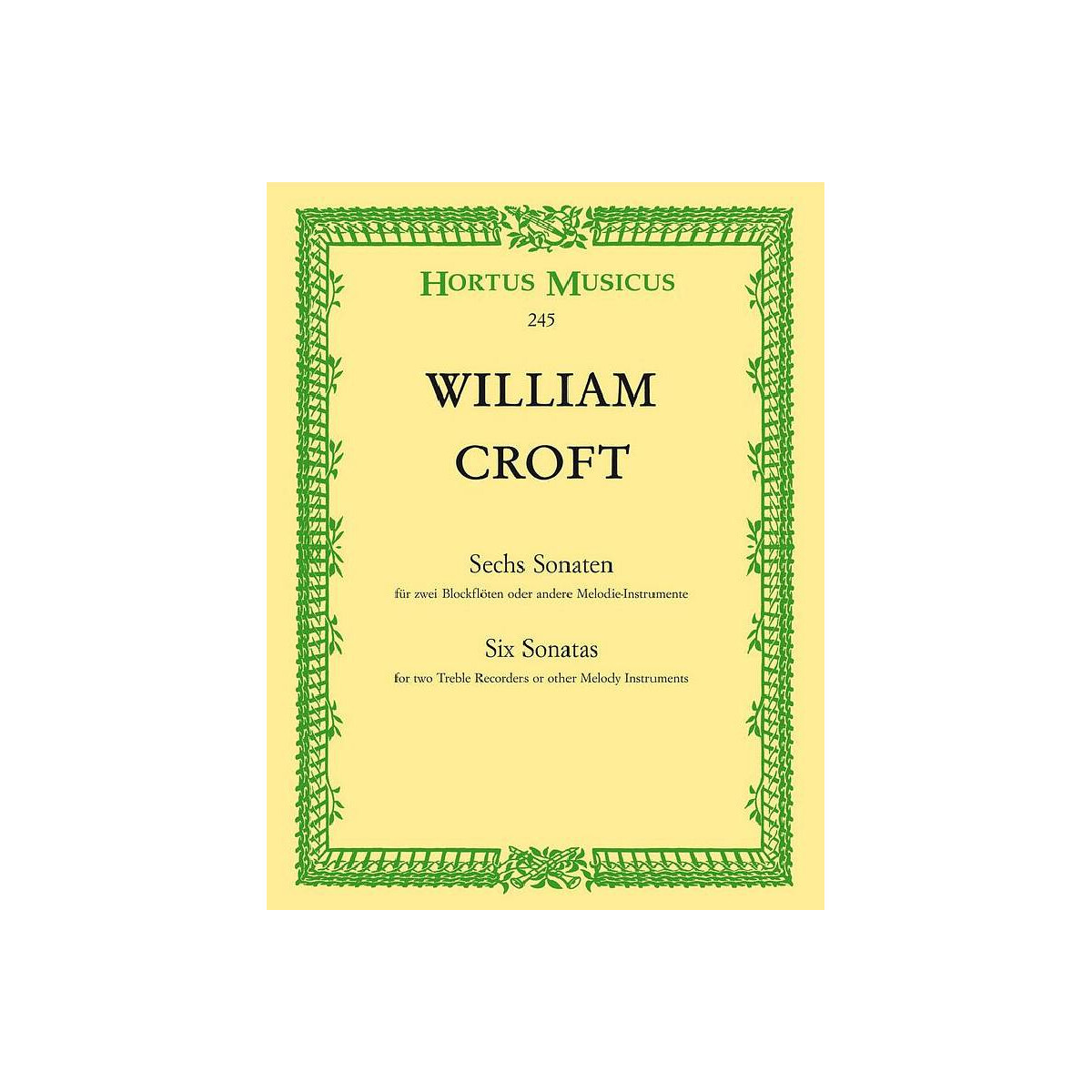 6 Sonaten für 2 Altblockflöten box