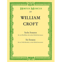 6 Sonaten für 2 Altblockflöten