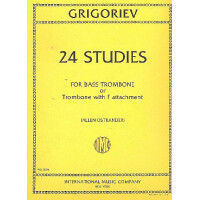 24 Studies for bass trombone or