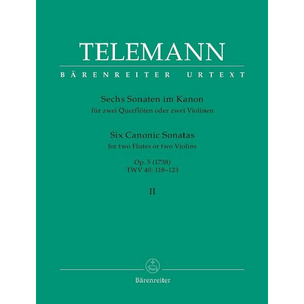6 Sonaten im Kanon op.5 Band 2
