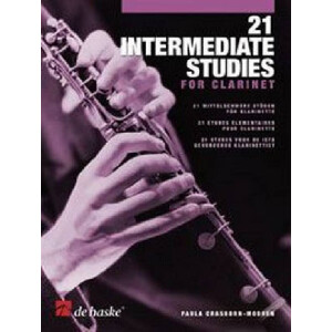 21 intermediate Studies for clarinet