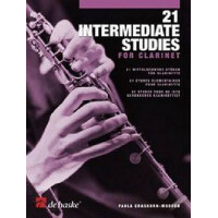 21 intermediate Studies for clarinet
