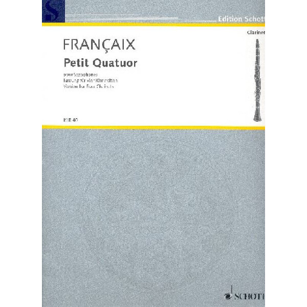 Petit quatuor für 4 Saxophone