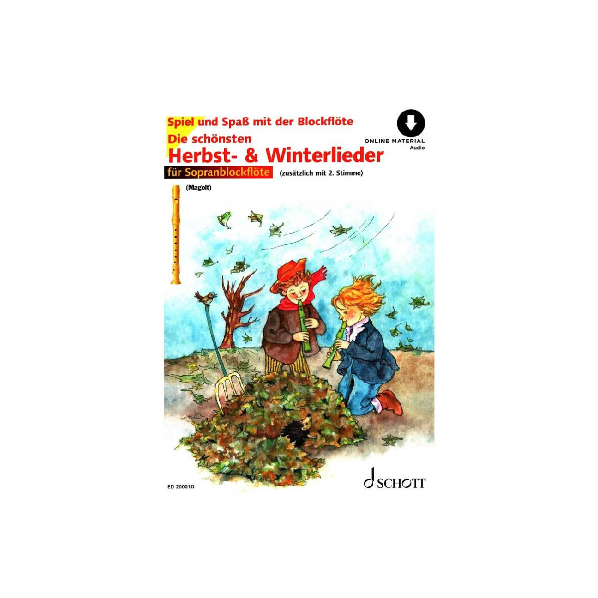 Die schönsten Herbst- und Winterlieder (+Online Audio)