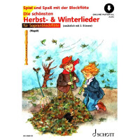 Die schönsten Herbst- und Winterlieder (+Online Audio)