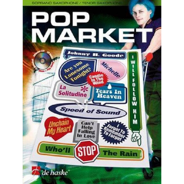 Pop Market (+CD) for saxophone in B