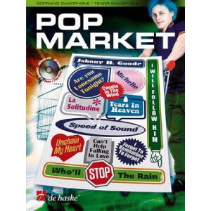 Pop Market (+CD) for saxophone in B