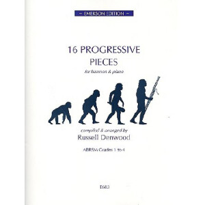 16 progressive Pieces for bassoon