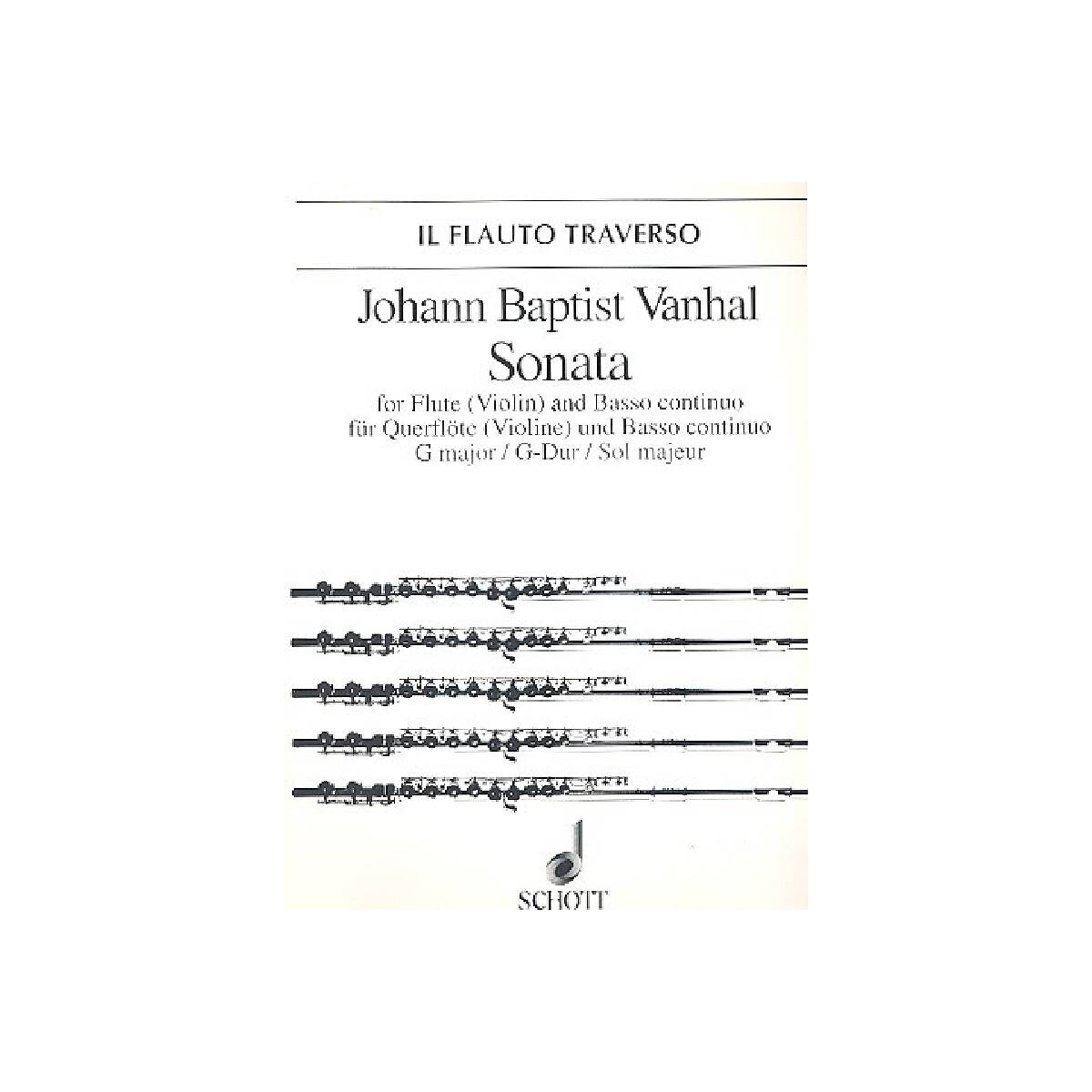 Sonate G-Dur für Flöte und Bc box