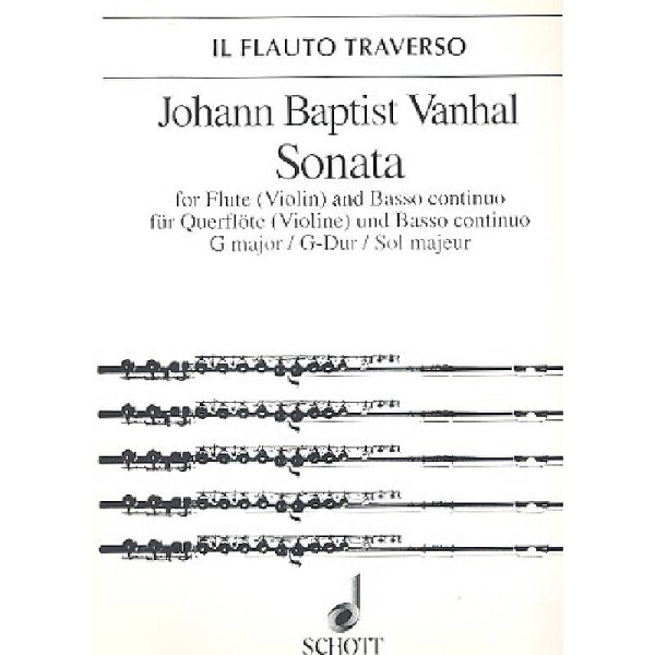 Sonate G-Dur für Flöte und Bc