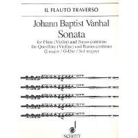 Sonate G-Dur für Flöte und Bc