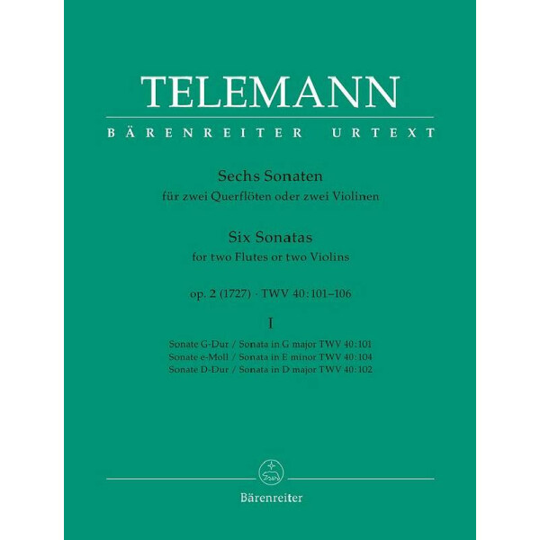 6 Sonaten op.2 Band 1 (Nr.1-3)