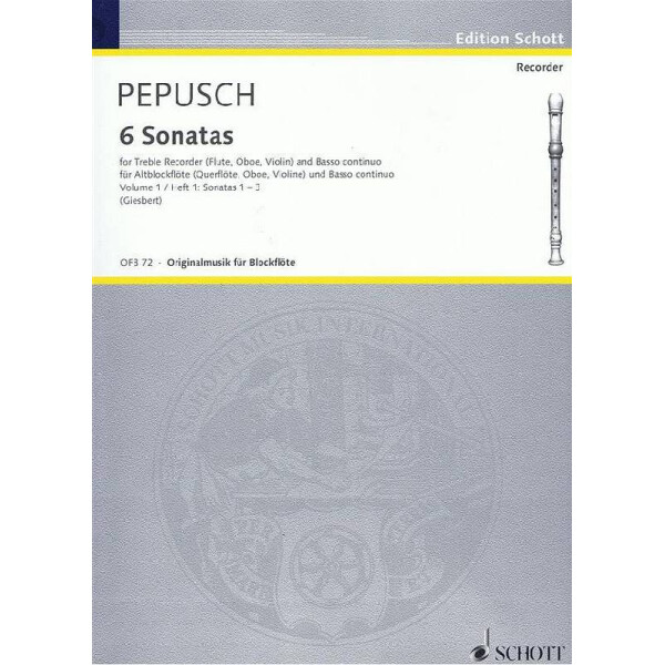 6 Sonaten Band 1 (Nr.1-3)