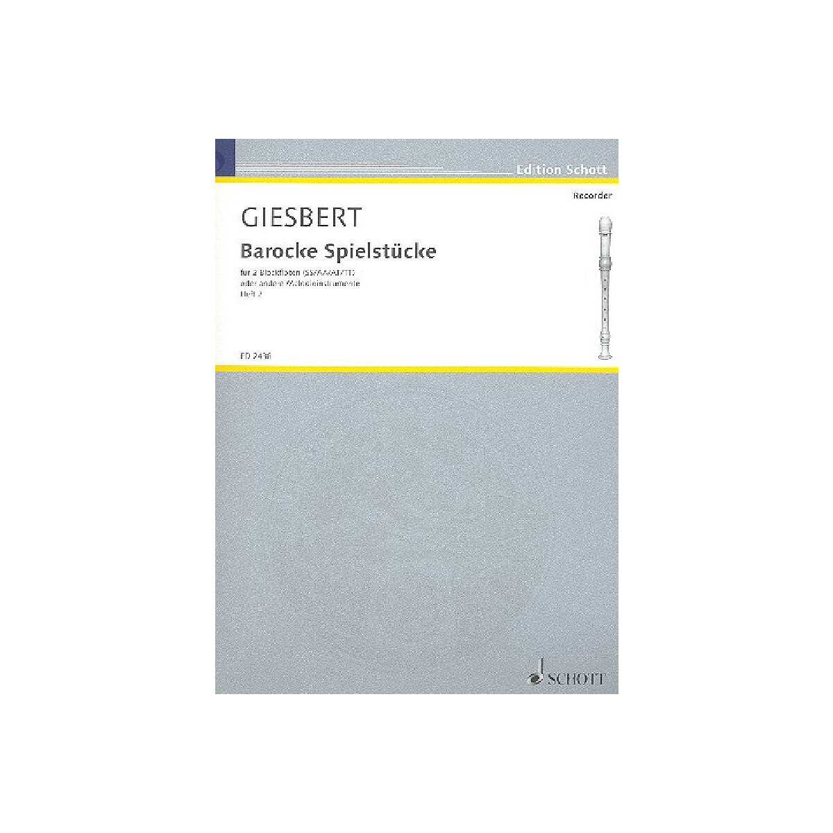 Barocke Spielstücke Band 2 box