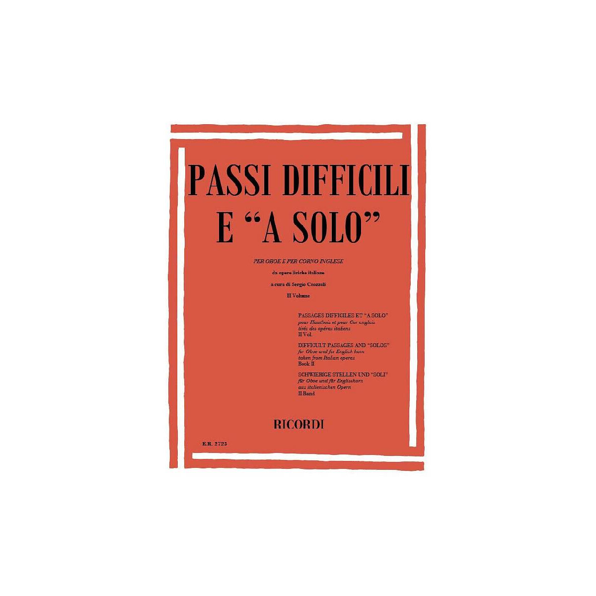 Passi difficili e a solo vol.2 per oboe box