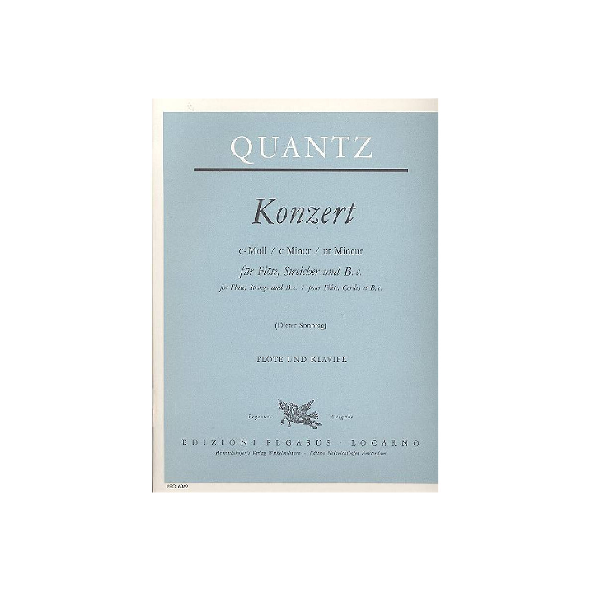 Konzert c-Moll für Flöte und