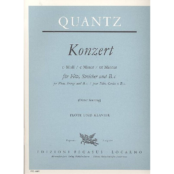 Konzert c-Moll für Flöte und
