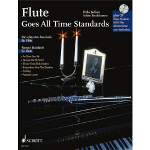 Flute goes all Time Standards (+CD)