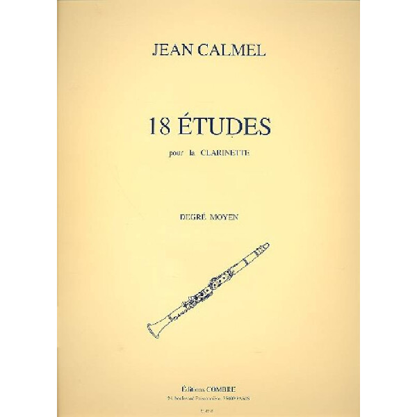 18 études pour clarintette