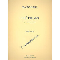 18 études pour clarintette