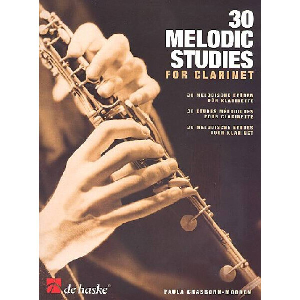 30 melodic Studies for clarinet