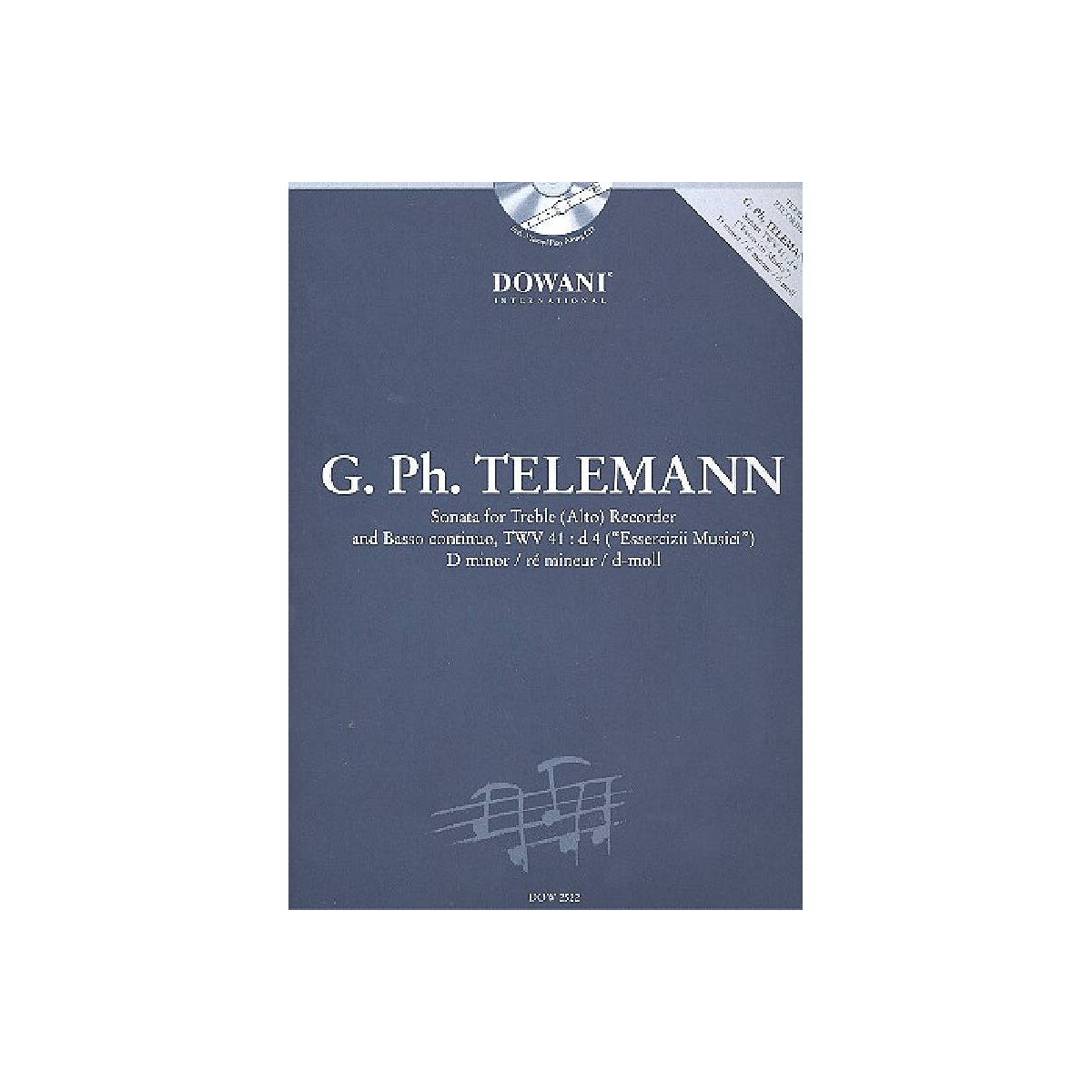 Sonate d-Moll TWV41:d4 (+CD)