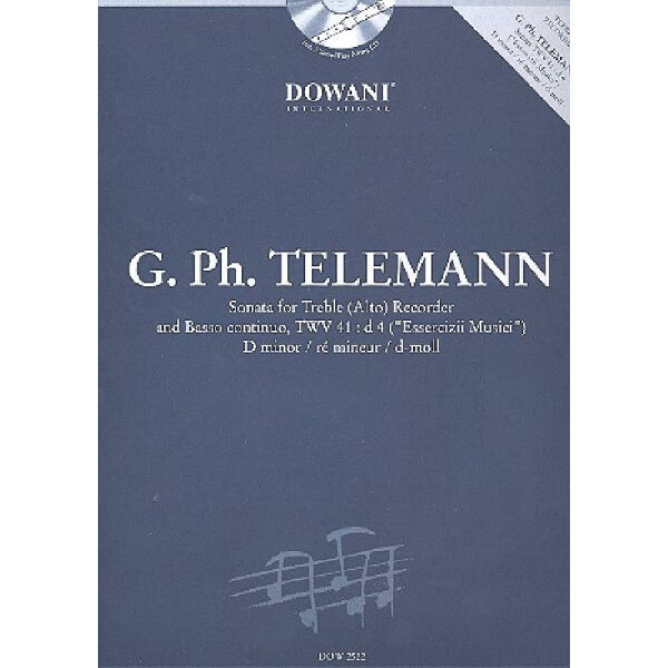 Sonate d-Moll TWV41:d4 (+CD)